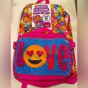 New Confetti Flip Sequins Backpack School Bag